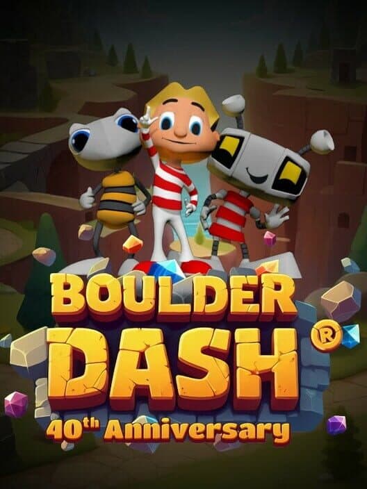 Jaquette de Boulder Dash: 40th Anniversary