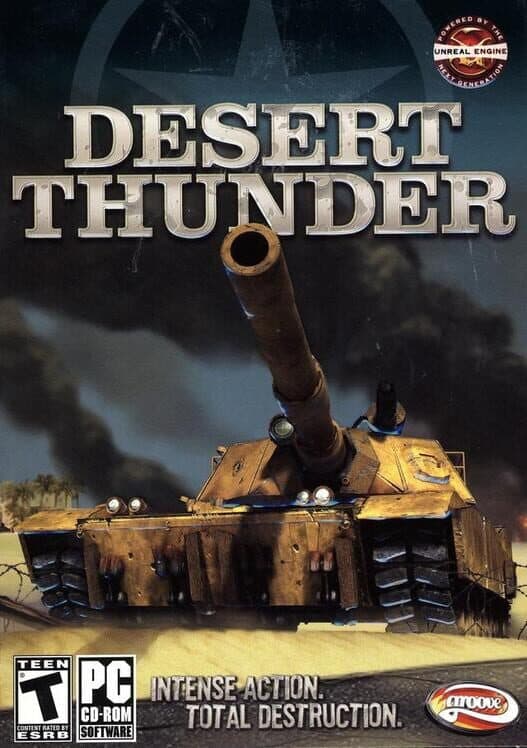 Jaquette de Desert Thunder