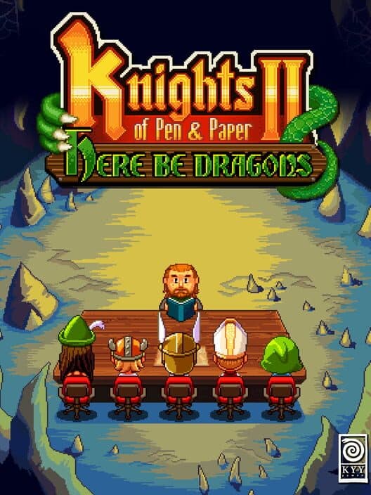 Jaquette de Knights of Pen and Paper II: Here Be Dragons