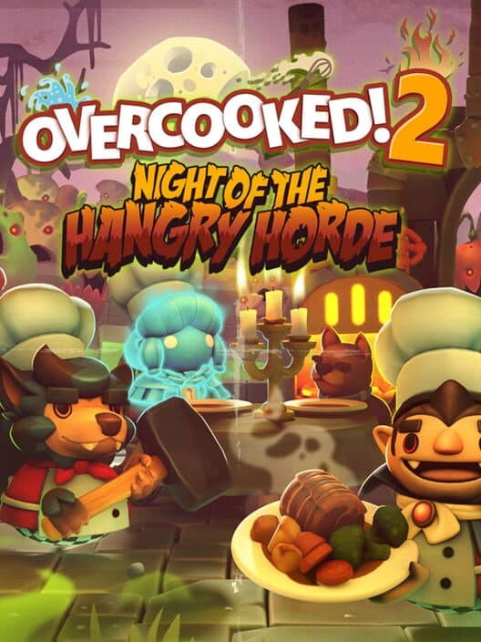 Jaquette de Overcooked! 2: Night of the Hangry Horde