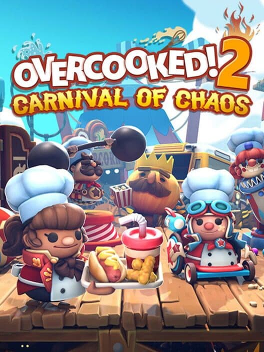 Jaquette de Overcooked! 2: Carnival of Chaos