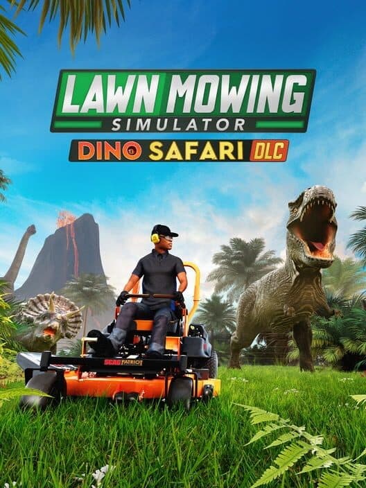Jaquette de Lawn Mowing Simulator: Dino Safari