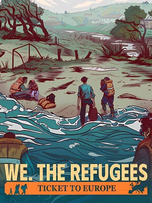 Jaquette de We. The Refugees: Ticket to Europe