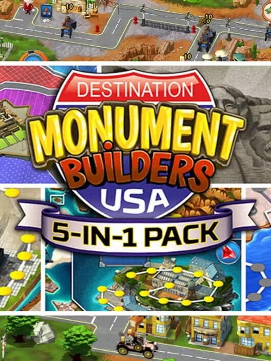 Jaquette de 5-in-1 Pack: Monument Builders - Destination USA