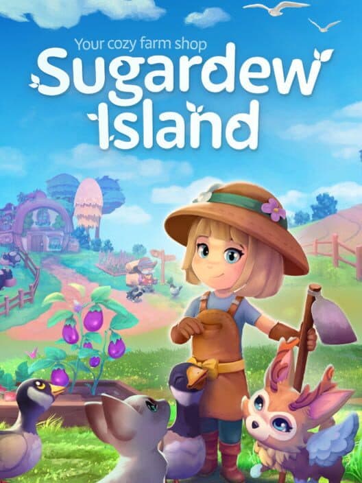 Jaquette de Sugardew Island: Your Cozy Farm Shop