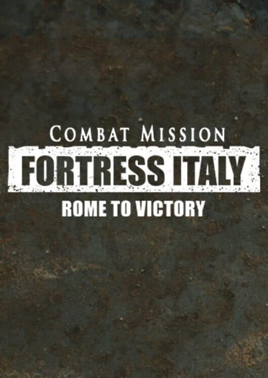Jaquette de Combat Mission Fortress Italy: Rome to Victory