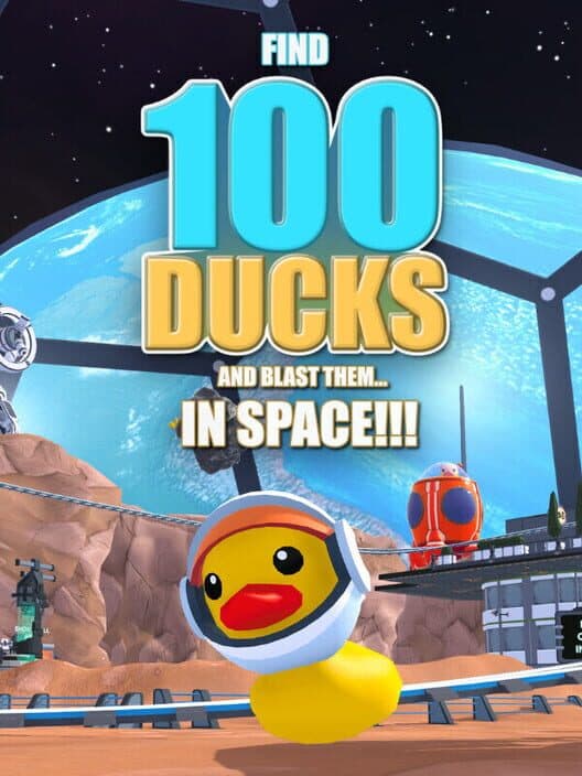 Jaquette de Find 100 Ducks and Blast Them...in Space!!!